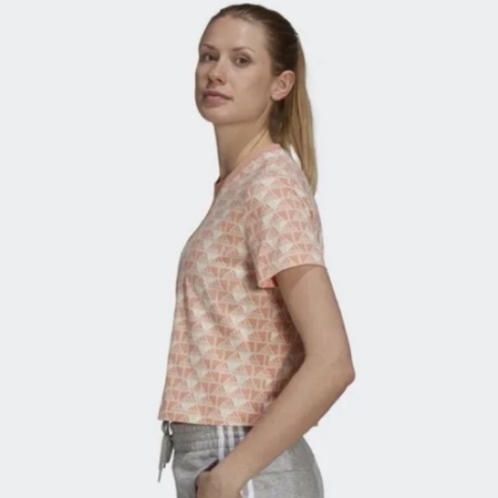 Adidas Women’s Pink Short-Sleeve Tee size S